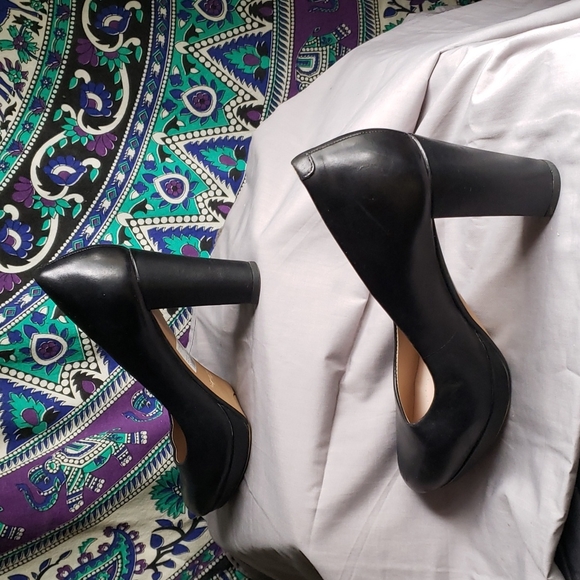 Clarks Kendra Sienna Black Leather Shoe - Picture 4 of 6